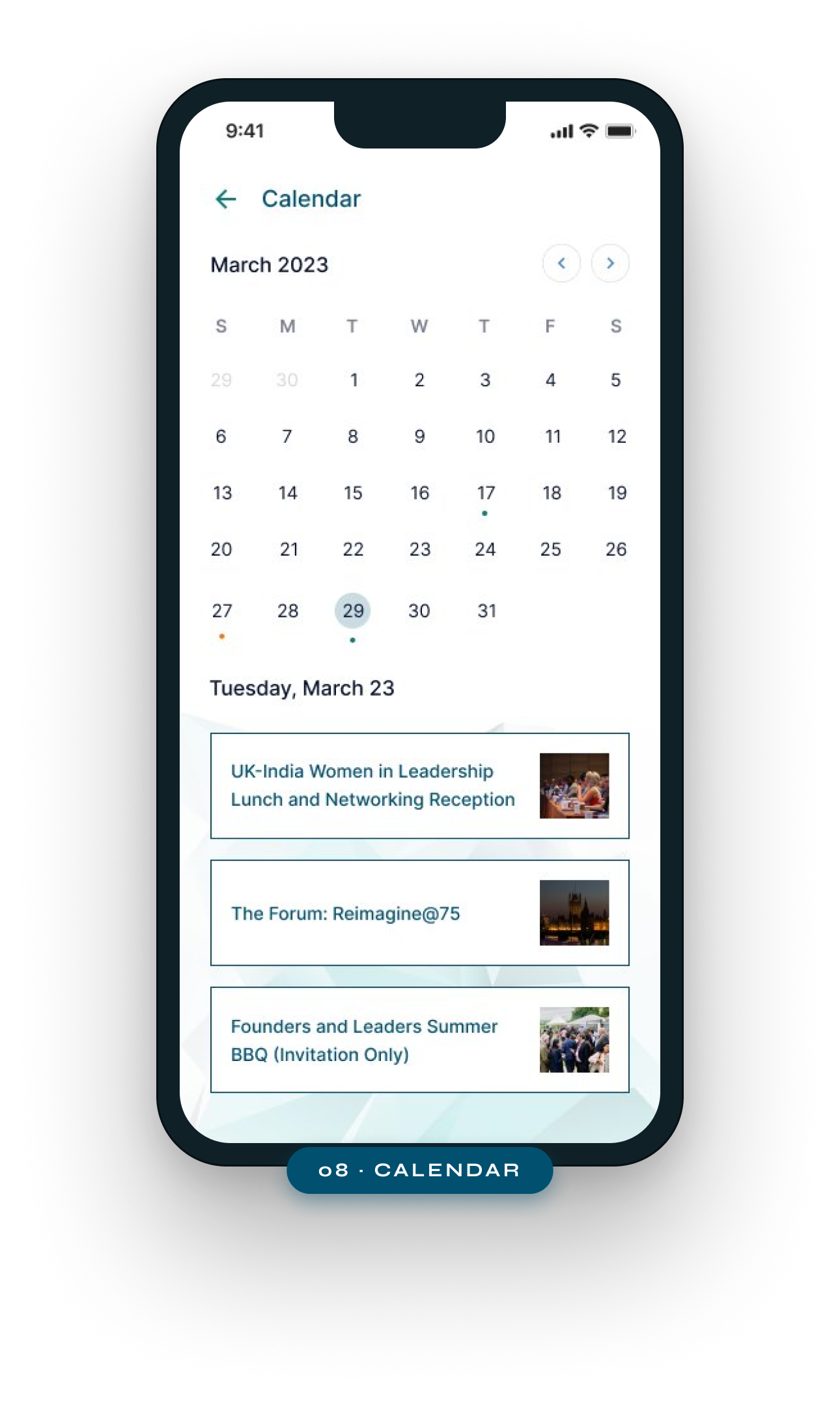 IGF Personal Calendar